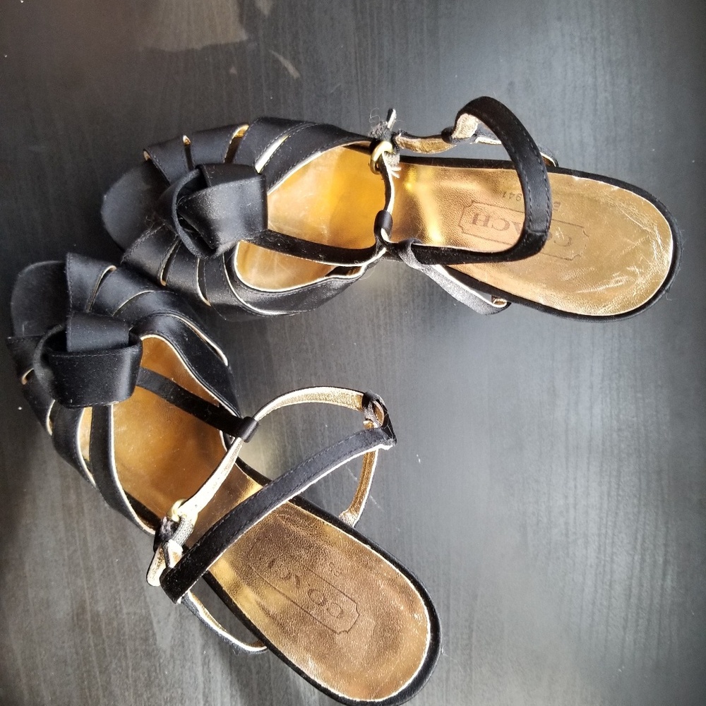 Coach Formal Open Toe Heels